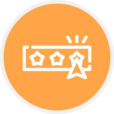 güzel kabartma çizgisi vektör simgesi