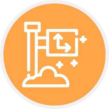 Yapı simgesinin vektör illüstrasyonu