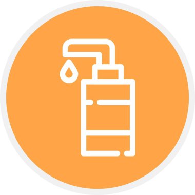 Su şişesi, vektör illüstrasyon