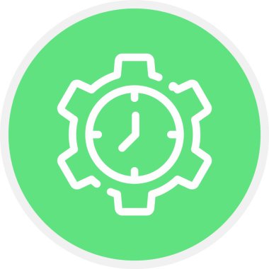 güzel dişli vektör çizgisi simgesi