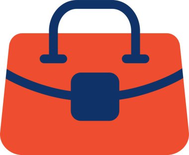 çanta düz vektör simgesi