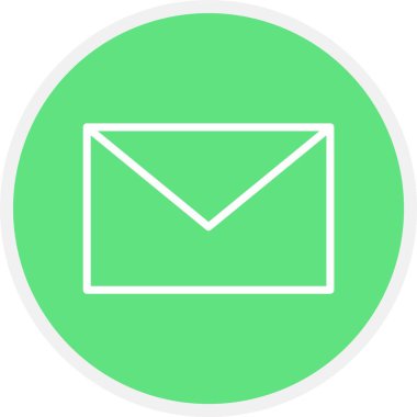 Vektör E- posta simgesi illüstrasyonu