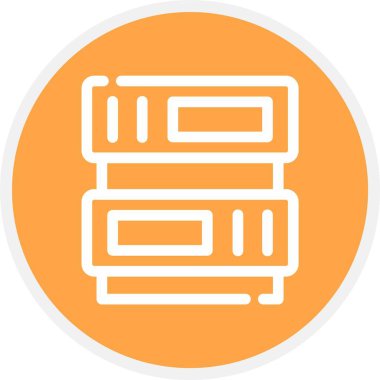 Kitap. Web simgesi basit illüstrasyon