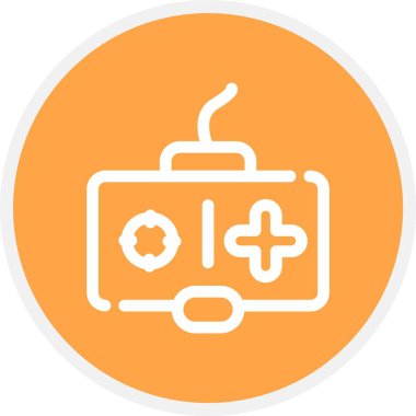 Oyun simgesinin vektör illüstrasyonu