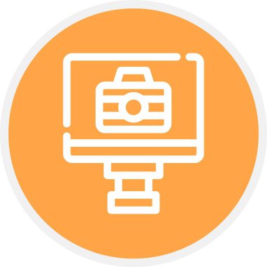 Eşsiz Yazıcı Vektör Satır Simgesi