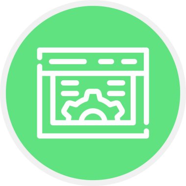 Eşsiz Yazıcı satır vektör simgesi