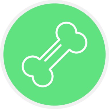 kemik vektörü simgesi modern basit tasarım