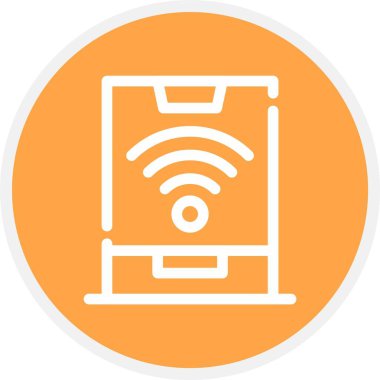 vektör lcd simgesi illüstrasyonu