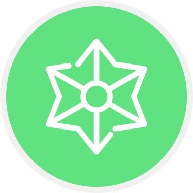 pusula vektör simgesi modern resimleme