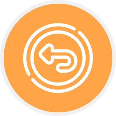 Tek bir simgenin vektör illüstrasyonu