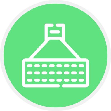 vektör çizim klavye simgesi