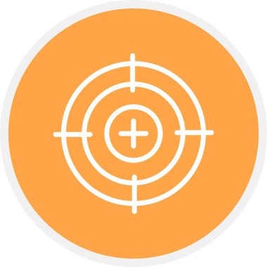 hedef simge vektör illüstrasyonu