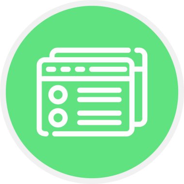 Seo simgesinin vektör illüstrasyonu