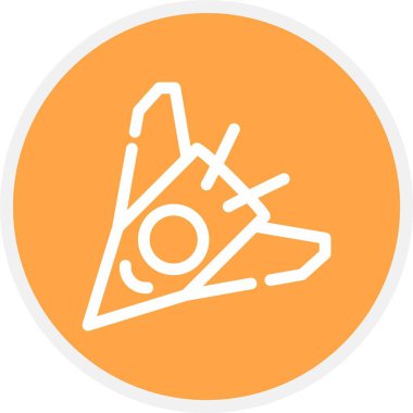 Uçak. Web simgesi basit illüstrasyon