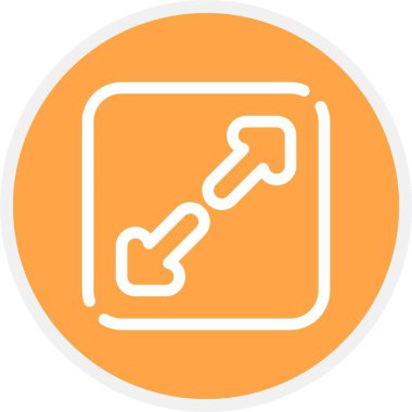 Tek bir simgenin vektör illüstrasyonu