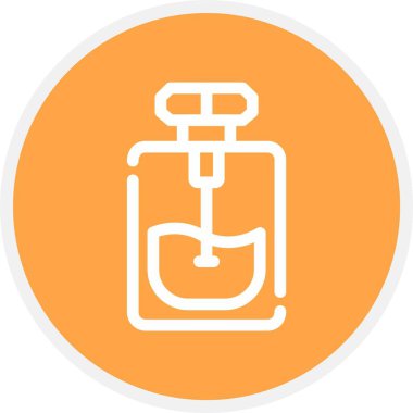 Benzin istasyonu simgesinin vektör illüstrasyonu