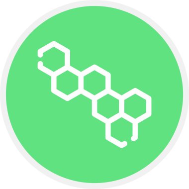 vektör molekül simgesi