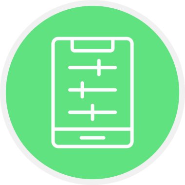 Eşsiz Hesap Makinesi Vektör Satır Simgesi