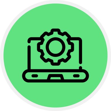 bilgisayar simgesi vektör illüstrasyonu