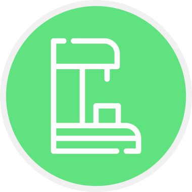 Beyaz arkaplanda vektör simgesi izole edildi