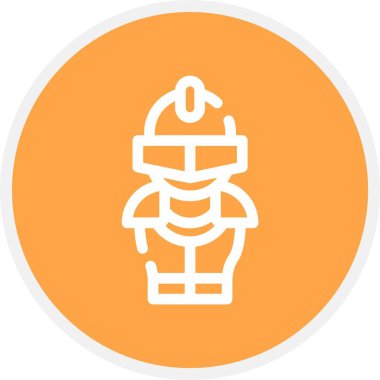 Gaz b simgesinin vektör çizimi