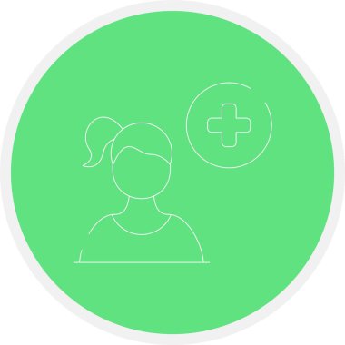 kadın doktor avatar simgesi