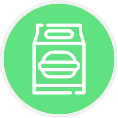 Gıda simgesinin vektör illüstrasyonu