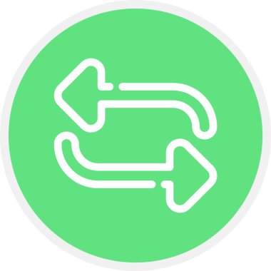 Bir köpek simgesinin vektör illüstrasyonu