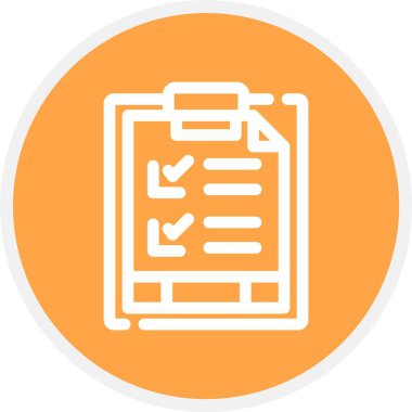 Belge simgesinin vektör illüstrasyonu