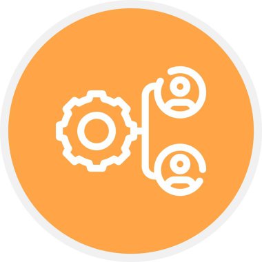 Güzel Ayarlar Satır Vektörü Simgesi