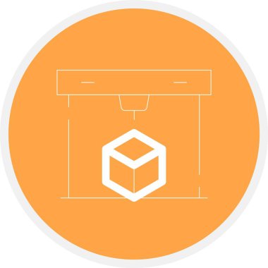 beyaz arkaplanda kutu simgesi vektörü