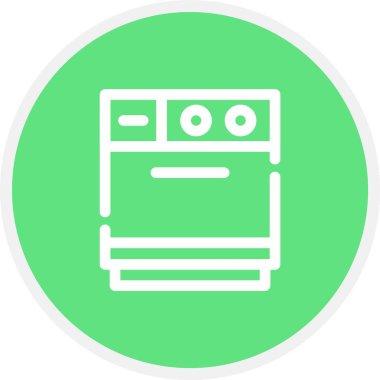 Gaz b simgesinin vektör çizimi