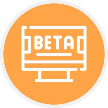 Modern b 'nin vektör illüstrasyonu