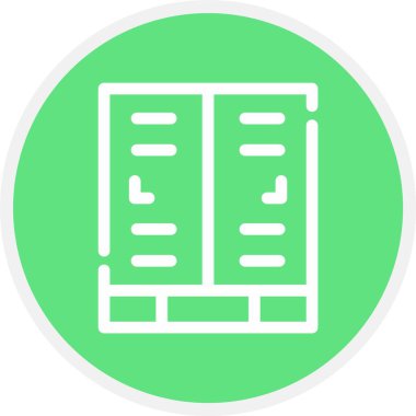 Modern yapı simgesinin vektör illüstrasyonu