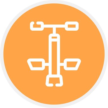 Bir ip simgesinin vektör illüstrasyonu