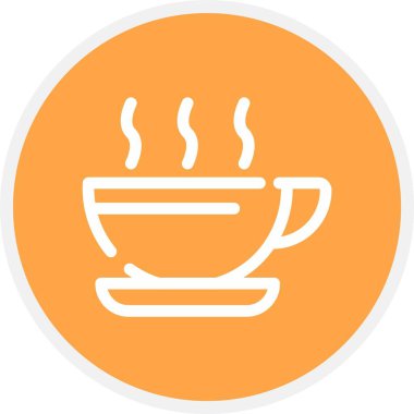 kahve fincanı vektör simgesi