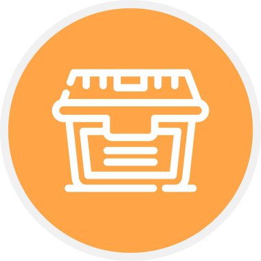 Gıda simgesinin vektör illüstrasyonu