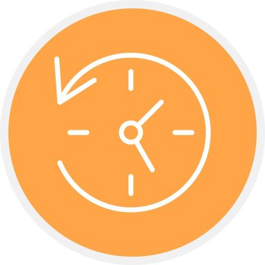 Kişisel ve ticari kullanım için saat vektör simgesi simgesi vektör çizimi..