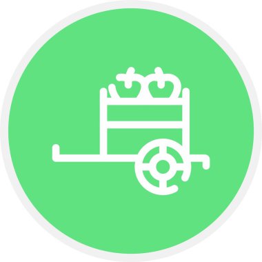 eşsiz taşıma çizgisi vektör simgesi