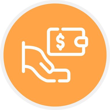 Vektör Doları simge tasarlamak