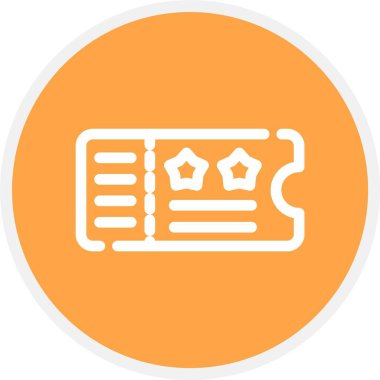 Bir takvim simgesinin vektör illüstrasyonu