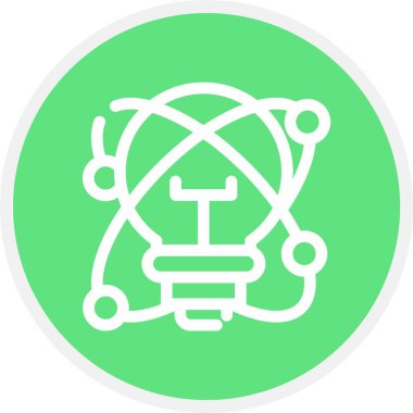 Robot simgesinin vektör illüstrasyonu