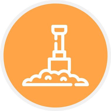 Modern yapı simgesinin vektör illüstrasyonu