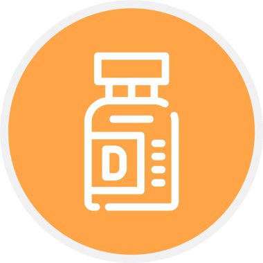 Şişe. Web simgesi basit illüstrasyon