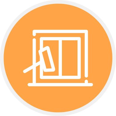 Yapı simgesinin vektör illüstrasyonu