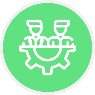 Modern simgenin vektör illüstrasyonu