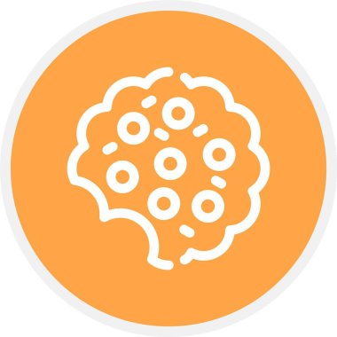 Çiçek ikonunun güzel vektör çizimi