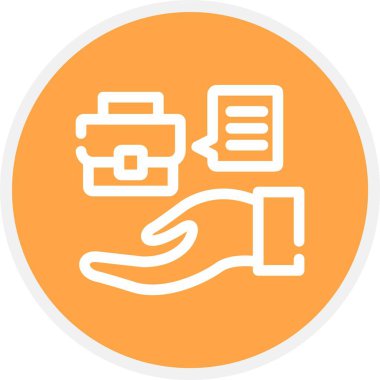 iş anlaşması simgesi beyaz arkaplanda izole edildi.