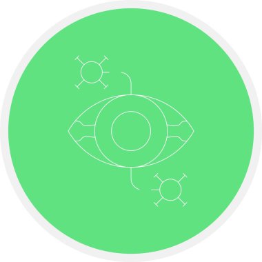 Göz simgesi vektör illüstrasyonu