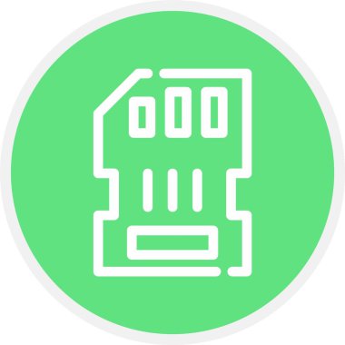 Modern simgenin vektör illüstrasyonu